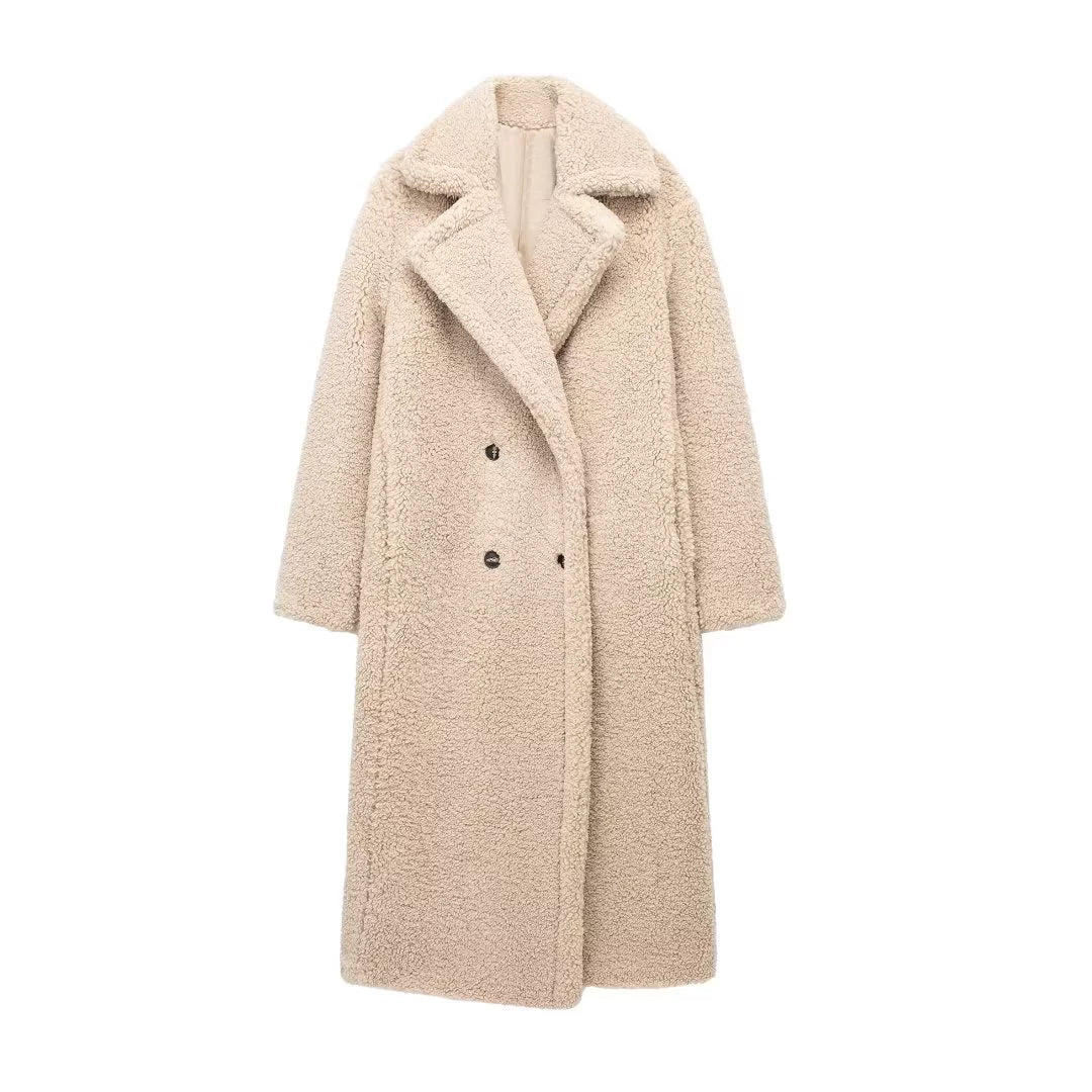 LaPose Fashion - Aitana Faux Fur Loose Maxi Coat - Clean Girl, Coats, Coats & Jackets, Fall-Winter 23, Fur Coats, Long Coats, Oversize Jacket, Winter C