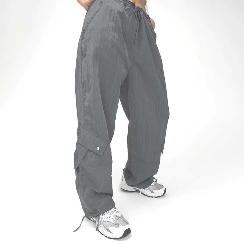 LaPose Fashion - Anais Loose Sweatpants - Baggy Pants, Bottoms, Cargo Pants, Casual Pants, Loose Pants, Mid Waist Pants, Oversize Pants, Pants
