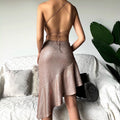 LaPose Fashion - Ani Glitter Mini Dress - ALS, Backless Dresses, Bodycon Dresses, Club Dresses, Dresses, Elegant Dresses, Embellished Dresses,