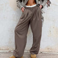 LaPose Fashion - Avonna Trousers - Baggy Pants, Bottoms, Casual Pants, Collab.Jan, Loose Pants, Low Waist Pants, Oversize Pants, Wide L