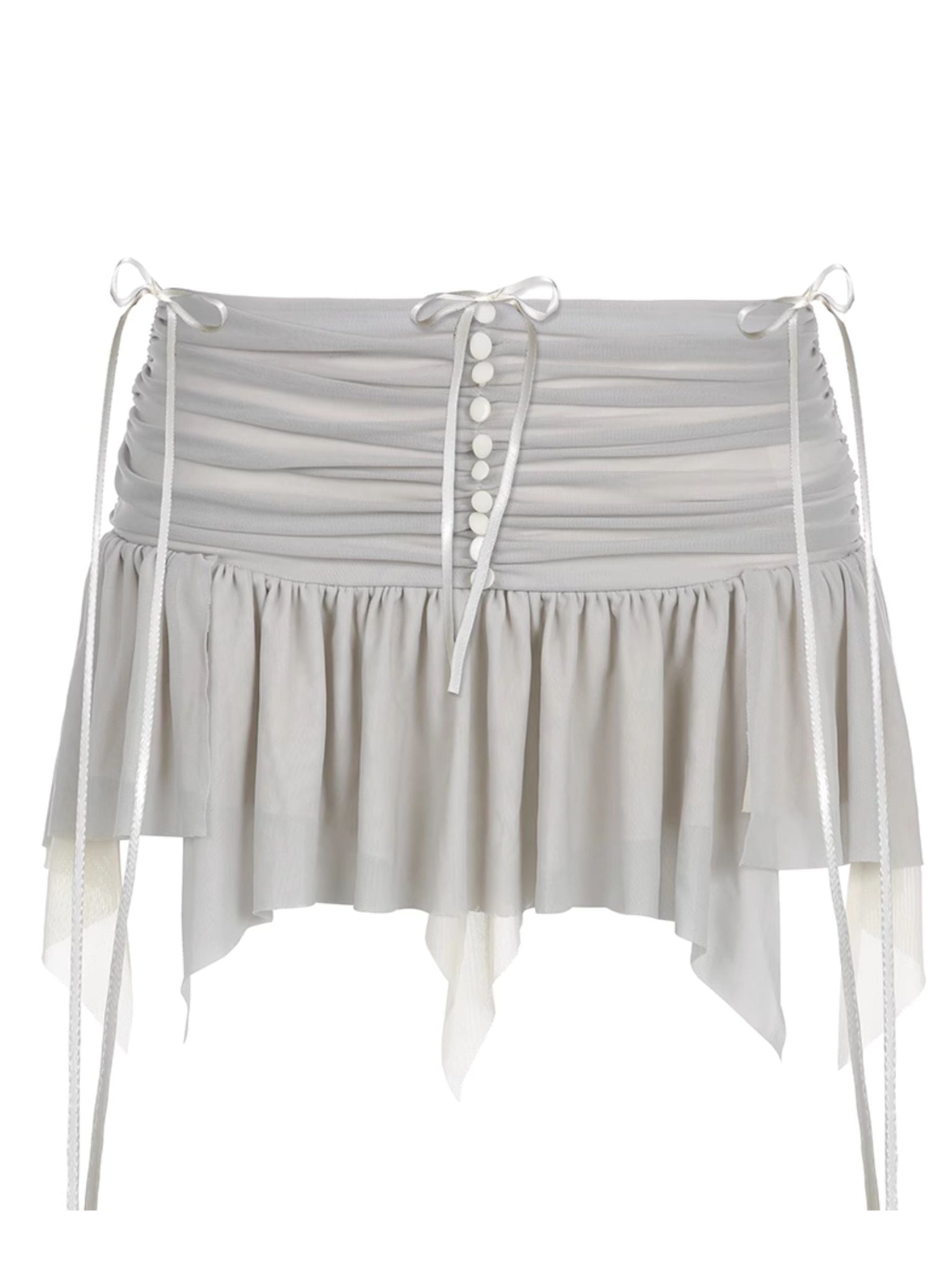 LaPose Fashion - Brigette Mesh Mini Skirt - Fairy Skirts, Mesh Skirts, Mini Skirts, Pleated Skirts, Skirts