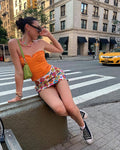LaPose Fashion - Cinzia Mini Skirt - Bottoms, Clothing, Mini Skirts, New Arrival, Skirts
