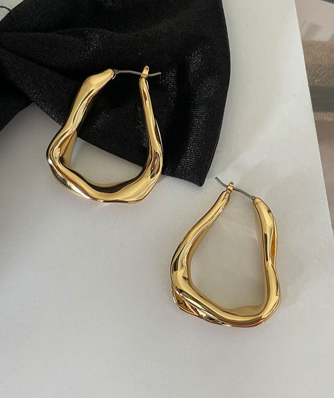 LaPose Fashion - Darely Earrings - Accesories, Earrings, Gold Pleated Accesories