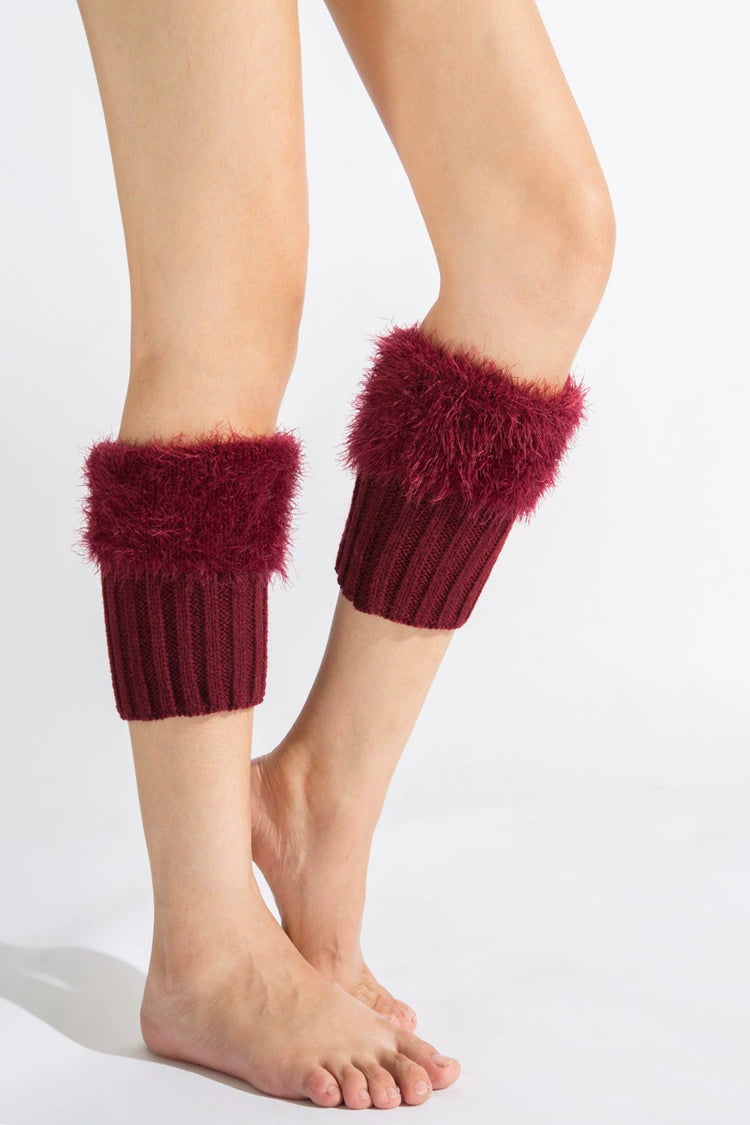 LaPose Fashion - Diana Fur Leg Warmer - Accesories, Leg Warmers, Socks, Winter Edit