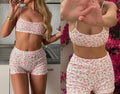 LaPose Fashion - Elisa Floral Short Set - Clothing, Co-Ords, Sets, Two Piece Sets