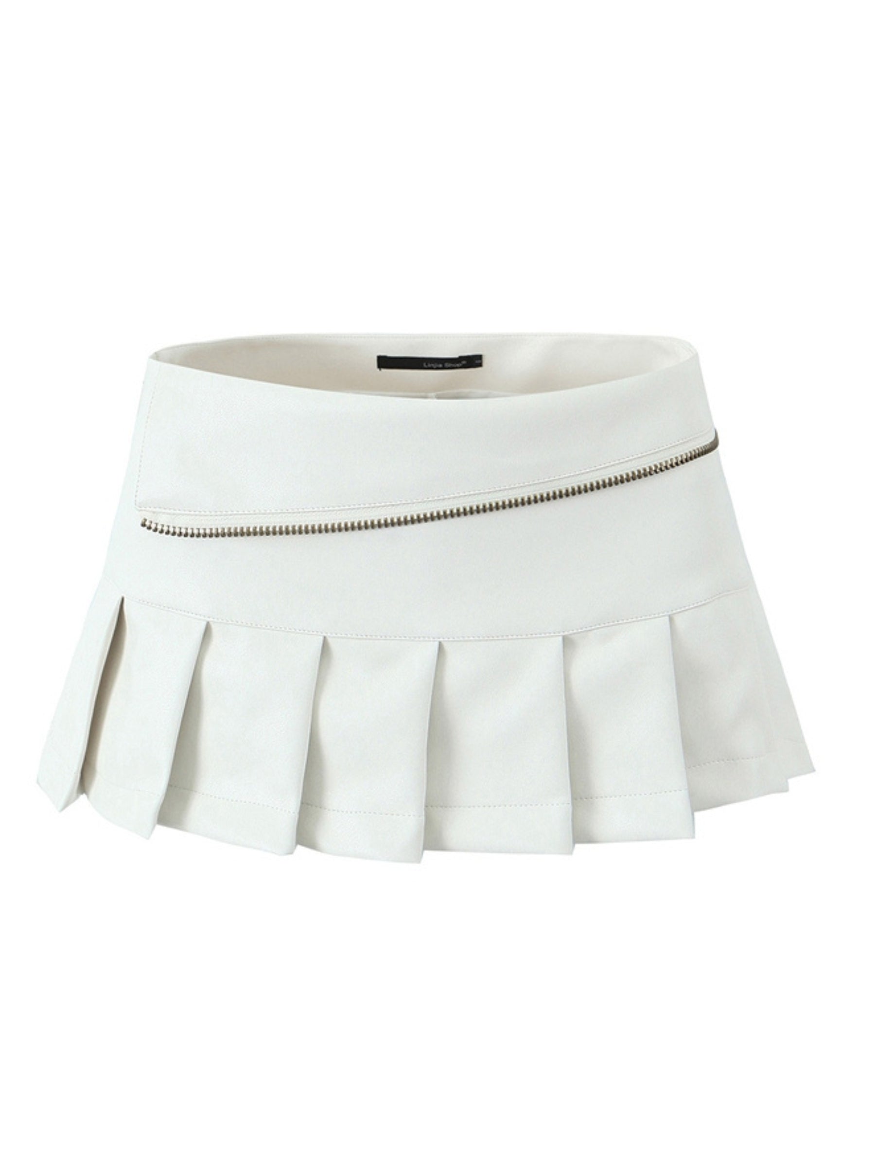 LaPose Fashion - Ersa Pleated Mini Skirt - A-Line Skirts, College Skirts, Mini Skirts, Pleated Skirts, Short Skirts, Skirts