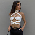 LaPose Fashion - Figaro Top - Clean Girl, Clothing, Crop Tops, Halter Tops, Sleeveless Tops, Tank Tops, Tops