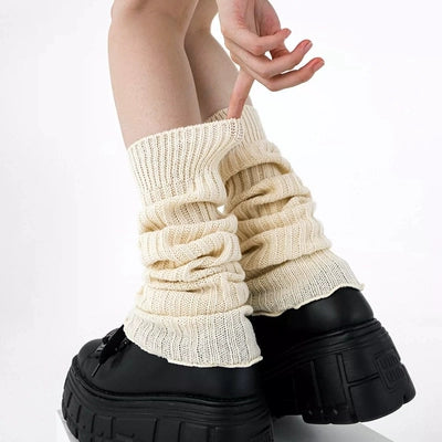 LaPose Fashion - Flared Knitted Leg Warmer - Accesories, Leg Warmers, Socks, Winter Edit