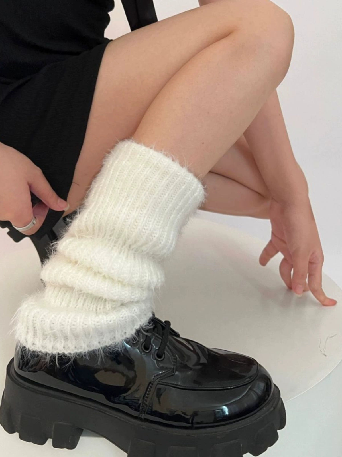 LaPose Fashion - Fluffy Leg Warmers - Accesories, Clothing Accesories, Leg Warmers, Socks, Winter Edit
