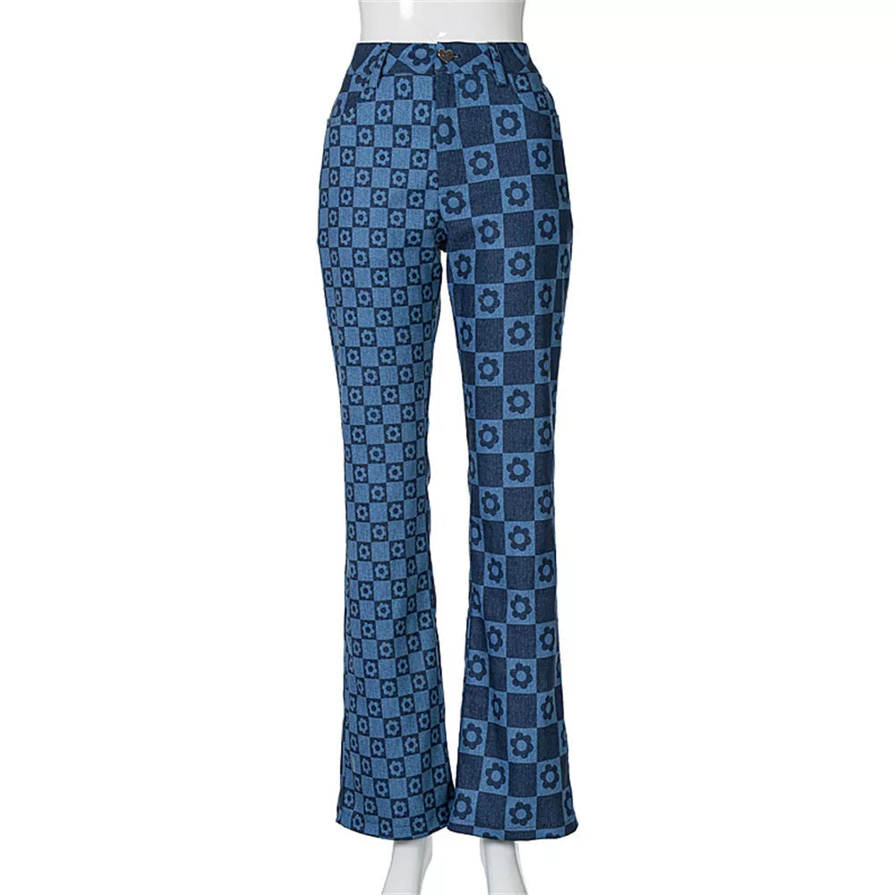 LaPose Fashion - Gretta Denim Set - Bottoms, Jackets, Pants, Sets, Short Sleeve Top, Trousers, Two Piece Sets