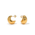 LaPose Fashion - Hannah Earrings - Accesories, Earrings, Gold Pleated Accesories