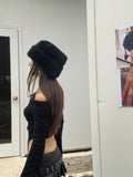 LaPose Fashion - Hanora Faux Fur Bucket Hat - Accesories, Hats, Puffer Hats, Winter Edit