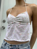 LaPose Fashion - Ilyanna Lace Fairy Top - Clothing, Crop Tops, Fairy Clothes, Floral Tops, Lace Tops, Mesh Clothes, Mesh Tops, Romantic Clothe