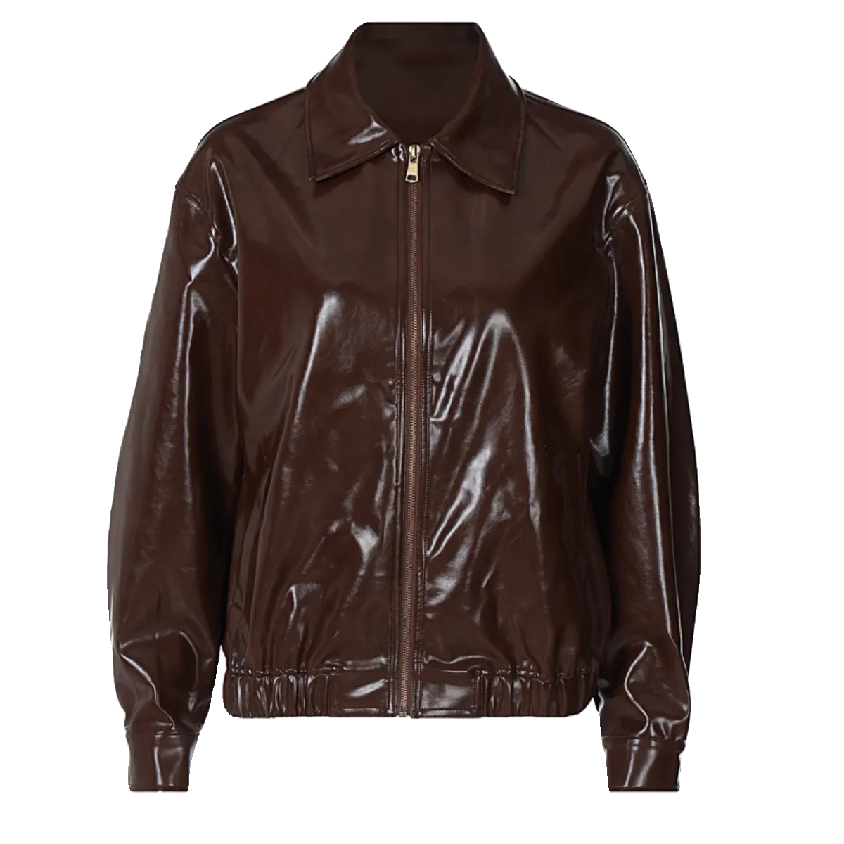 LaPose Fashion - Ingrid Leather Retro Jacket - Bomber Jacket, Coats, Coats & Jackets, Fall-Winter 23, Jackets, Leather Jackets, Winter Edit