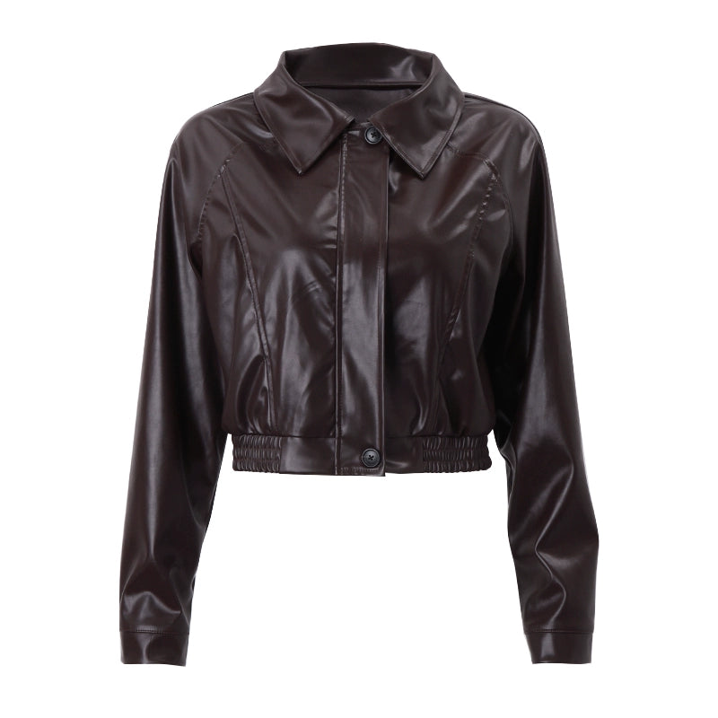 LaPose Fashion - Jagger Leather Jacket - Bomber Jacket, Coats, Coats & Jackets, Jackets, Leather Jackets, Oversize Jacket, Retro Jackets, Win