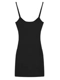 LaPose Fashion - Jenny Mini Slip Dress - Base Layers, Basic Dresses, Casual Dresses, Daytime Dresses, Dresses, Little Black Dresses, Mini Dre