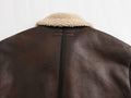 LaPose Fashion - Jerzi Faux Leather Oversize Jacket - Coats & Jackets, Jackets, Leather Jackets, Oversize Jacket, Puffer Jacket, Retro Jackets, Winter Edi