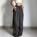 LaPose Fashion - Jessa Wide Leg Baggy Pants - Autumn Clothes, Baggy Pants, Bottoms, Casual Pants, Clothing, Fall Clothes, Fall-Winter 23, High Wai