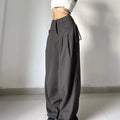 LaPose Fashion - Jessa Wide Leg Baggy Pants - Autumn Clothes, Baggy Pants, Bottoms, Casual Pants, Clothing, Fall Clothes, Fall-Winter 23, High Wai