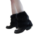 LaPose Fashion - Kaja Faux Fur Leg Warmer - Accesories, Leg Warmers, Leggings, Socks, Winter Edit