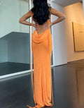 LaPose Fashion - Malvina Strappy Maxi Dress - Backless Dresses, Bodycon Dresses, Clothing, Club Dresses, Dresses, Elegant Dresses, Formal Dresses,