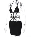 LaPose Fashion - Marc Strappy Dress - Backless Dresses, Clothing, Club Dresses, Collab.Jan, Dresses, Embellished Dresses, Festival Dresses