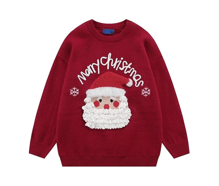 LaPose Fashion - Merry Christmas Sweater - Christmas Clothes, Knitted Tops, Long Sleeve Tops, Sweaters, Tops, Winter Edit