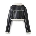 LaPose Fashion - Meya Leather Jacket - Coats & Jackets, Fall-Winter 23, Jackets, Leather Jackets, Winter Edit