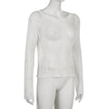 LaPose Fashion - Nadege Knit Sweater - Clothing, Crochet Tops, Fall-Winter 23, Fall22, Knitted Tops, Long Sleeve Tops, Sweater, Tops