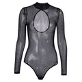 LaPose Fashion - Neala Mesh Bodysuit - Bodysuits, Clothing, Long Sleeve Tops, Mesh Tops, Sexy Clothes, Sexy Tops, Tops, Yk2 Clothes