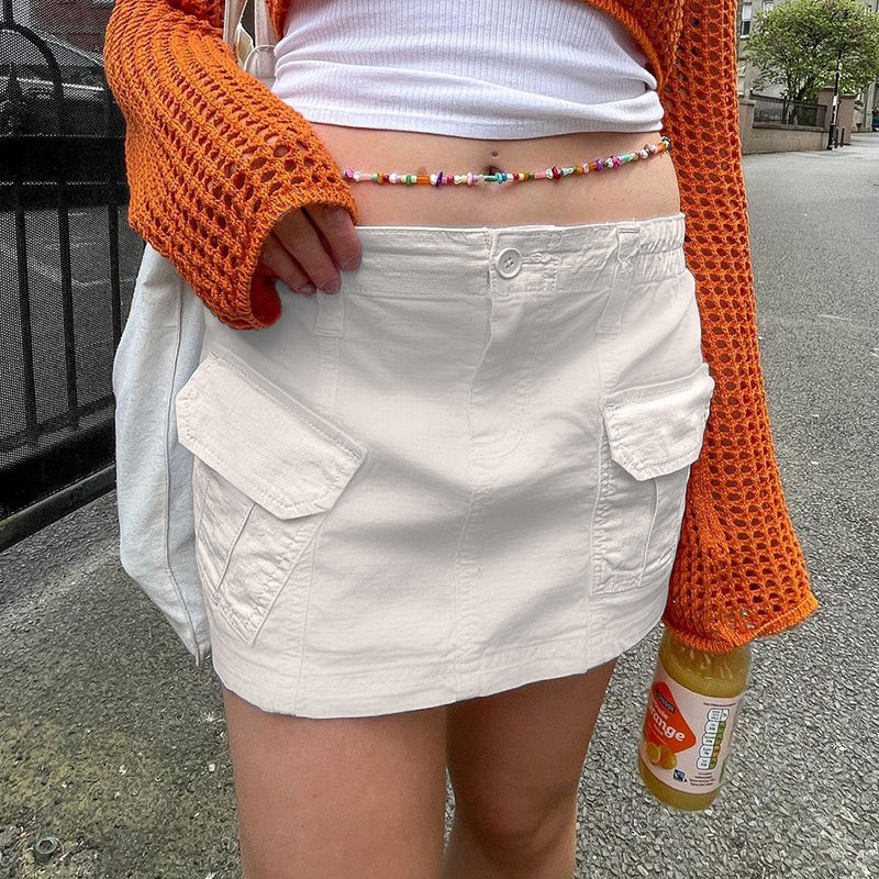 LaPose Fashion - Nela Mini Skirt - Cargo Skirts, Mini Skirts, Skirts