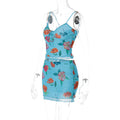 LaPose Fashion - Nelia Mesh Skirt Set - Clothing, Matching Sets, Mesh Clothes, Outfit Sets, Sets, Skirt Set, Summer Clothes, Two Piece Dress