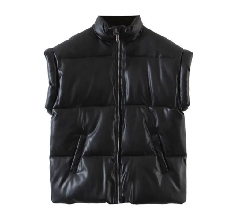 LaPose Fashion - Niche Oversize Puffer Jacket - Coats & Jackets, Jackets, Oversize Jacket, Puffer Jacket, Sleeveless Jackets, Winter Edit