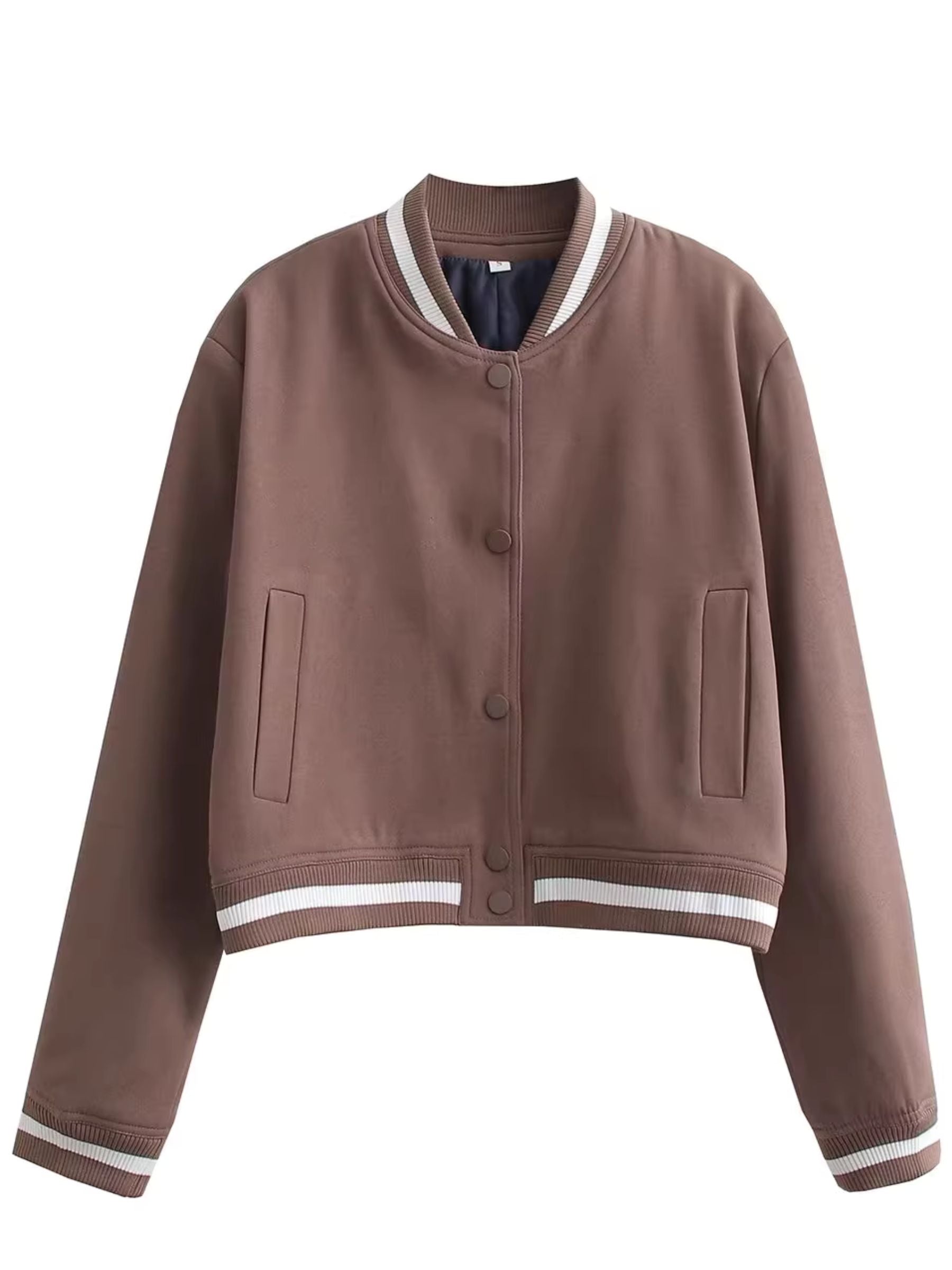 LaPose Fashion - Padme Loose Jacket - Baseball Jacket, Bomber Jacket, Coats & Jackets, Crop Jackets, Jackets, Winter Edit