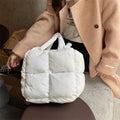 LaPose Fashion - Puff Square Tote Bag - Bags, Clean Girl, Fall-Winter 23, Handbags, home2, Shoulder Bags, Tote Bags