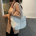 LaPose Fashion - Puff Square Tote Bag - Bags, Clean Girl, Fall-Winter 23, Handbags, home2, Shoulder Bags, Tote Bags