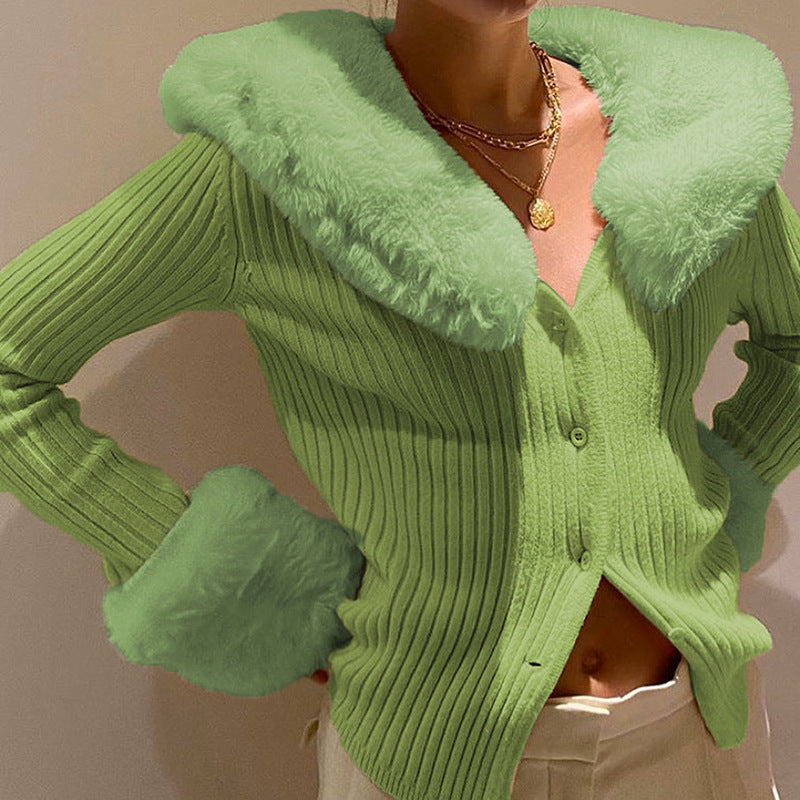 LaPose Fashion - Reva Knit Cardigan - Cardigan, Knitted Tops, Long Sleeve Tops, Romantic Tops, Tops, Winter Edit