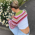 LaPose Fashion - Roxana Knit Crop Top - Clothing, Crop Tops, Knitted Tops, Long Sleeve Tops, Striped Tops, Summer Clothes, Tops, Turtleneck 