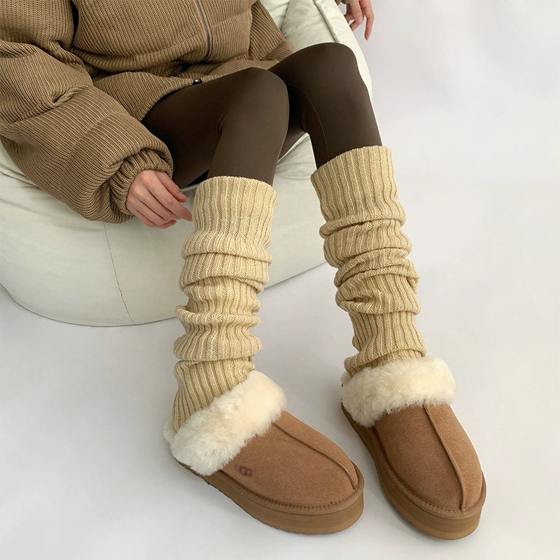 LaPose Fashion - Ruthie Knitted Leg Warmer - Leg Warmers, Socks, Winter Edit