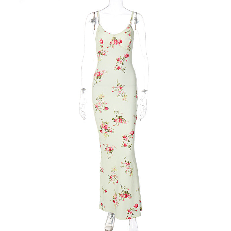 LaPose Fashion - Sophya Maxi Floral Dress - Clothing, Daytime Dresses, Dresses, Elegant Dresses, Floral Dresses, Going Out Dresses, Long Dresses