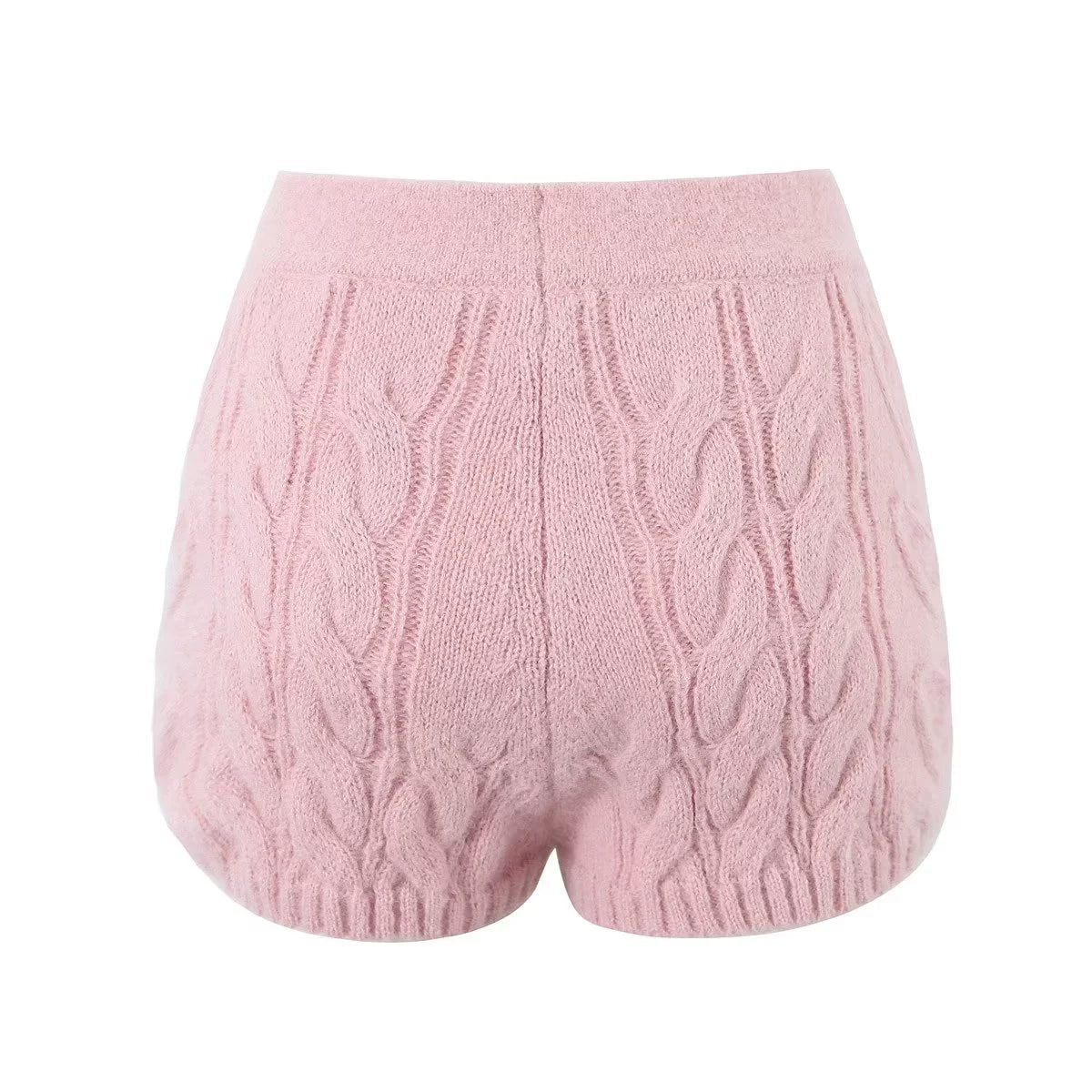 LaPose Fashion - Stella Knit Short & Top Set - Crochet Shorts, Crop Tops, Knitted Shorts, Knitted Tops, Romantic Tops, Shorts, Sleeveless Tops, Top