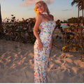 LaPose Fashion - Sybil Printed Maxi Dress - Backless Dresses, Beach Dresses, Bodycon Dresses, Dresses, Going Out Dresses, Long Dresses, Maxi Dre