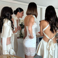 LaPose Fashion - Sylvie Satin Mini Dress - Clean Girl, Dresses, Elegant Dresses, Little Black Dresses, Little White Dresses, Mini Dresses, Roma