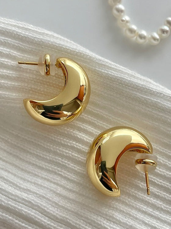 LaPose Fashion - Talyn Earrings - Accesories, Earrings, Gold Pleated Accesories