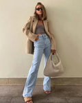 LaPose Fashion - Tammy High Waist Boyfriend Jeans - Bottoms, Clothing, Jeans, Pants, Trousers