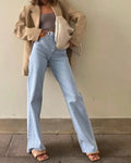 LaPose Fashion - Tammy High Waist Boyfriend Jeans - Bottoms, Clothing, Jeans, Pants, Trousers