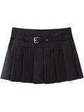 LaPose Fashion - Zlata Pleated Mini Skirt - A-Line Skirts, Mini Skirts, Pleated Skirt, Pleated Skirts, Skirts, Winter Edit